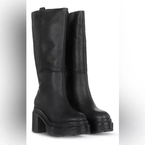 CULT GAIA Women's Hana Block Heel Leather Boots EU41/US11 - Picture 3 of 13